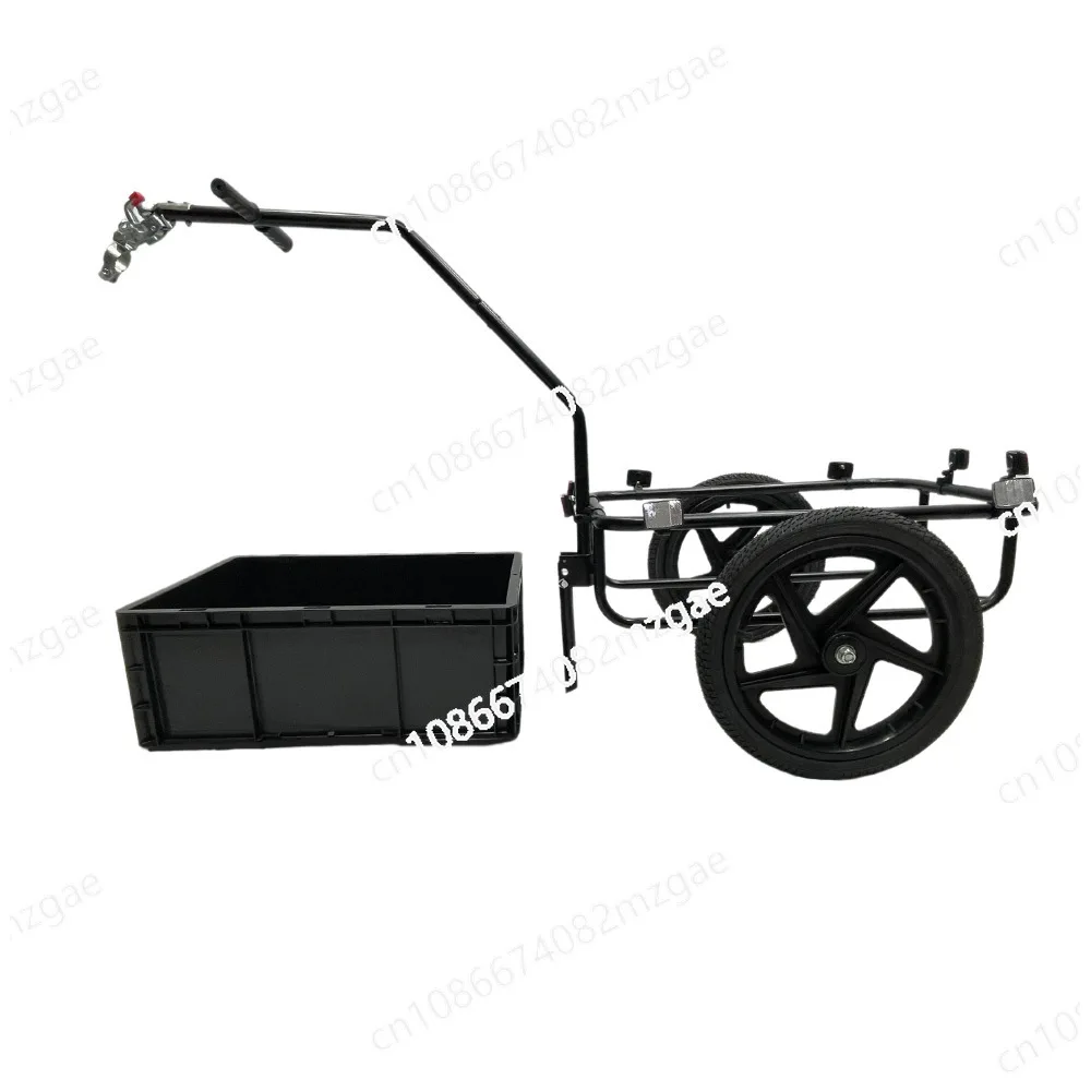 Universal Towable Bike Cargo Trailer with Portable Wheels for Bicycle Wagon Cart Transportation System