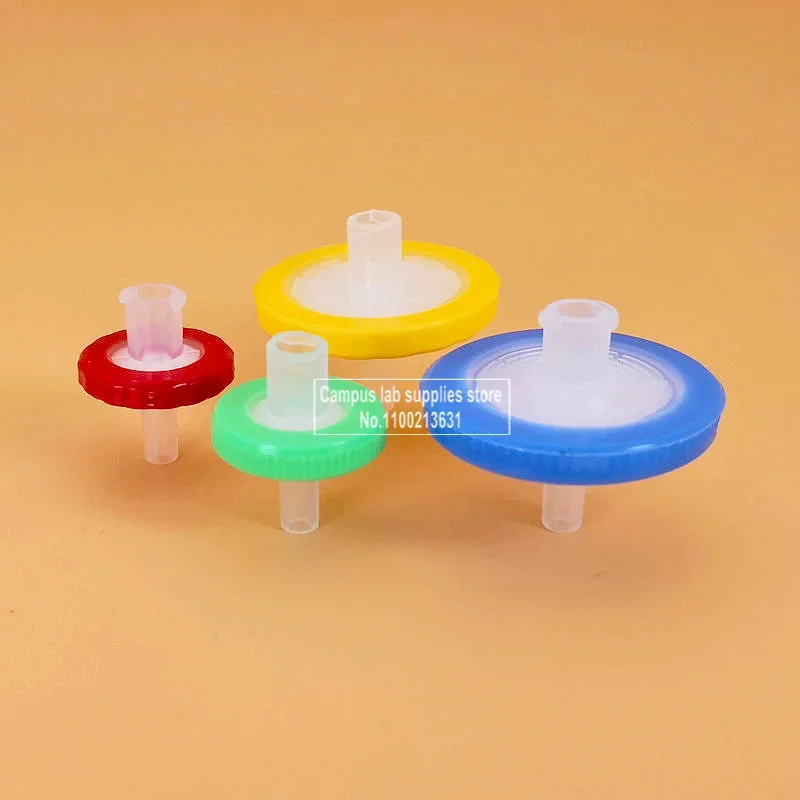 25 Stks/partij Laboratorium 13Mm/25Mm Wegwerp Nylon/Pes/Ptfe/Bt Spuit Filter Met 0.22/0.45um/0.8um Filter Membraan