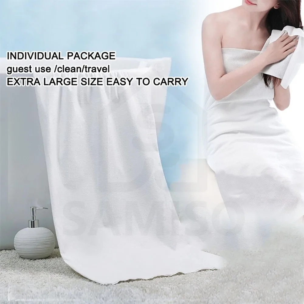 Новое портативное одноразовое банное полотенце, мягкое хлопковое утолщенное банное полотенце, быстросохнущее, приятное для кожи полотенце, отель Stay