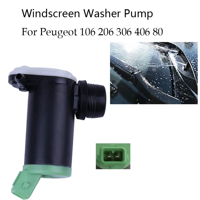 New Windshield Washer Pump For Peu geot 106 206 306 406 806 Partner Twin Outlet Citroe AX 643445 643460 9612358180