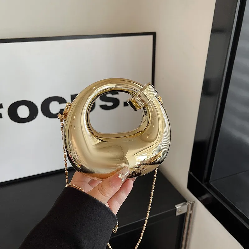 

Модная индивидуальная сумка через плечо с цепочкой 2026, модная тенденция, женская новая сумка, повседневная сумка через плечо, сумка в форме полумесяца, Bolsas De Mujer