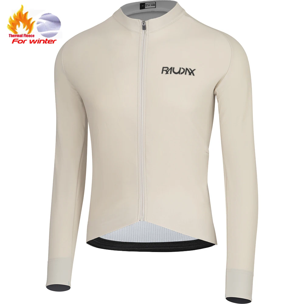 Herren Winterjacken 2026 Team Raudax Winter-Radbekleidung MTB Langarm-Radtrikots Ropa Ciclismo Triathlon-Radsets – Detail 4