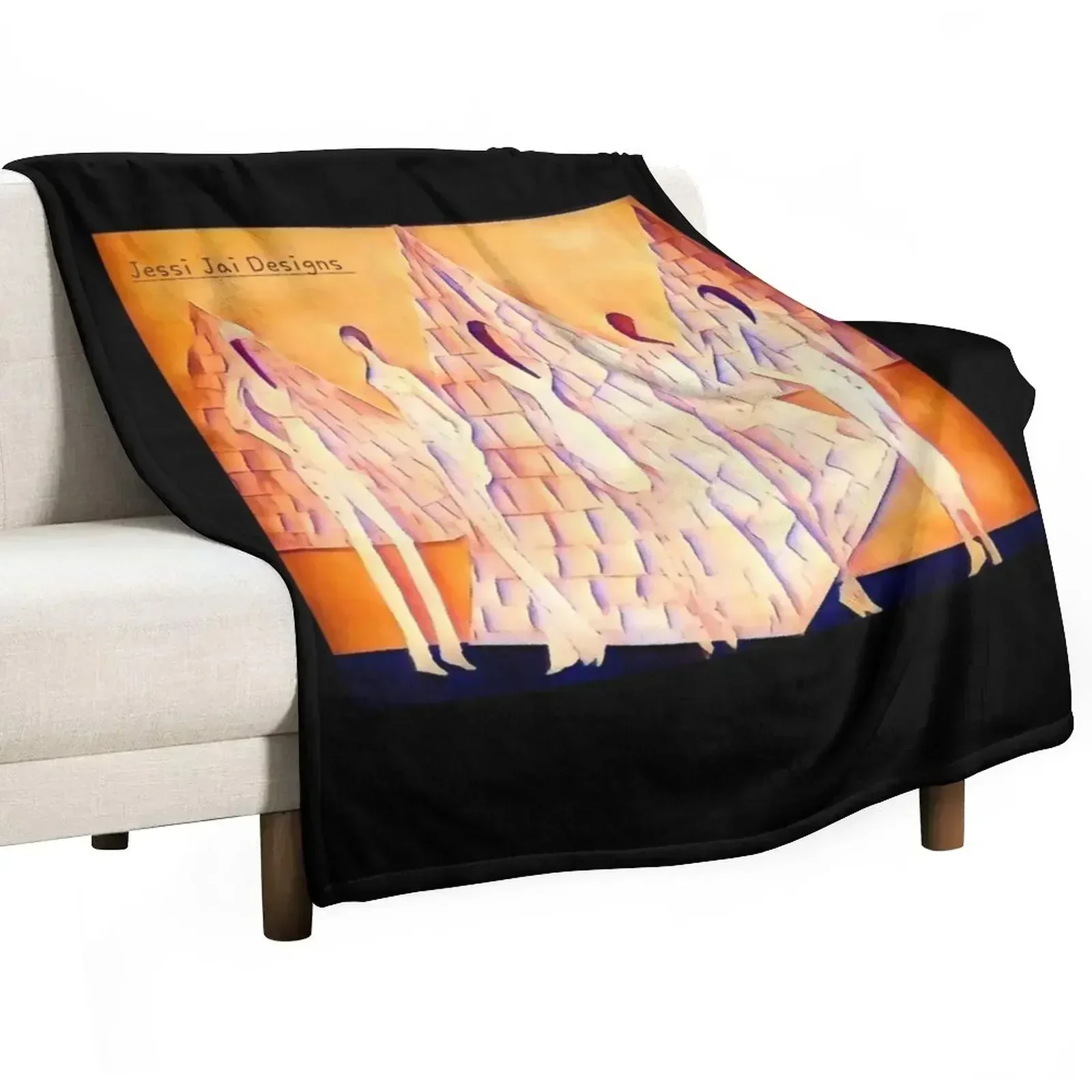 Pyramids of Beauty Throw Blanket Hair funny gift Winter beds Personalized Gift For Baby Weighted Blankets