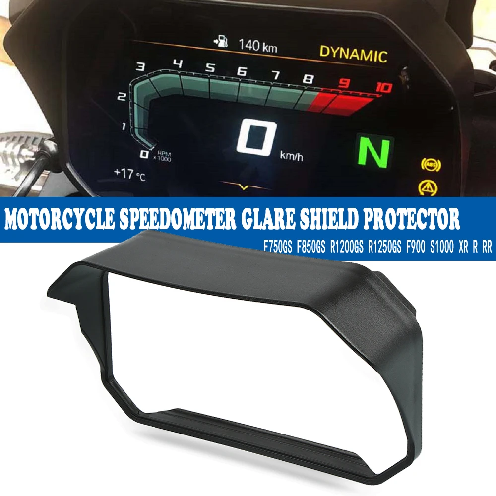 

For BMW R1200GS R1250GS ADV F900R F750GS F850GS S1000 RR S1000XR R1250 RS Speedmetor Screen Tempred Film Glare Shield Protector