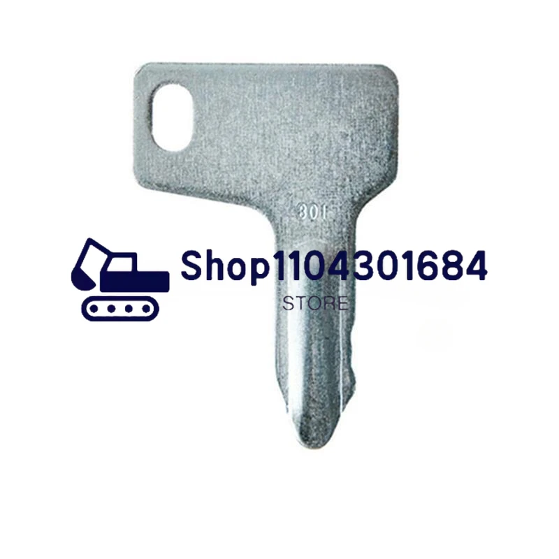 

1 Piece 301 Ignition Key for Yanmar Kubota Mini Excavator Takeuchi John Deere RG60472