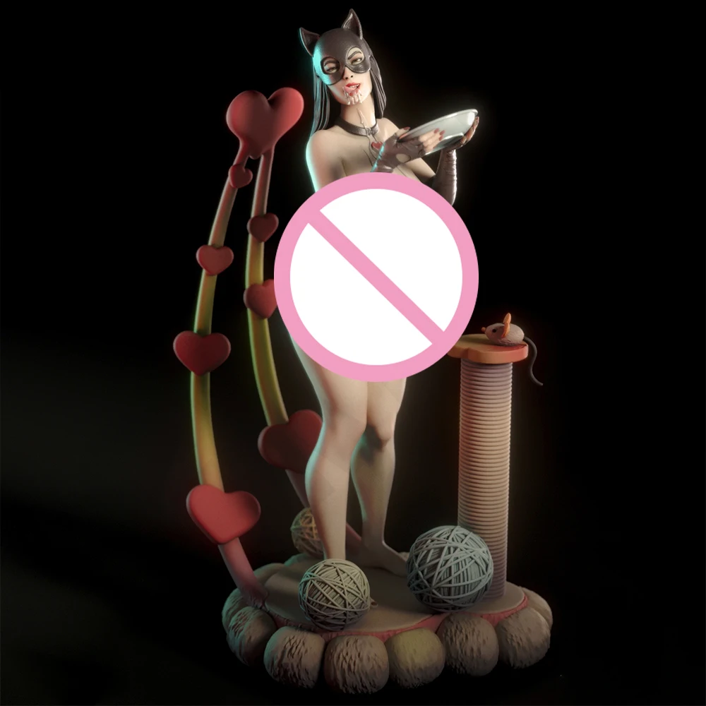 

1/24 NSFW Miyu Drinking Milk Sexy Lady Resin Figurine Toy Unpainted GK Doll Unassembled 3D Print Miniature Reduction Statue Toy