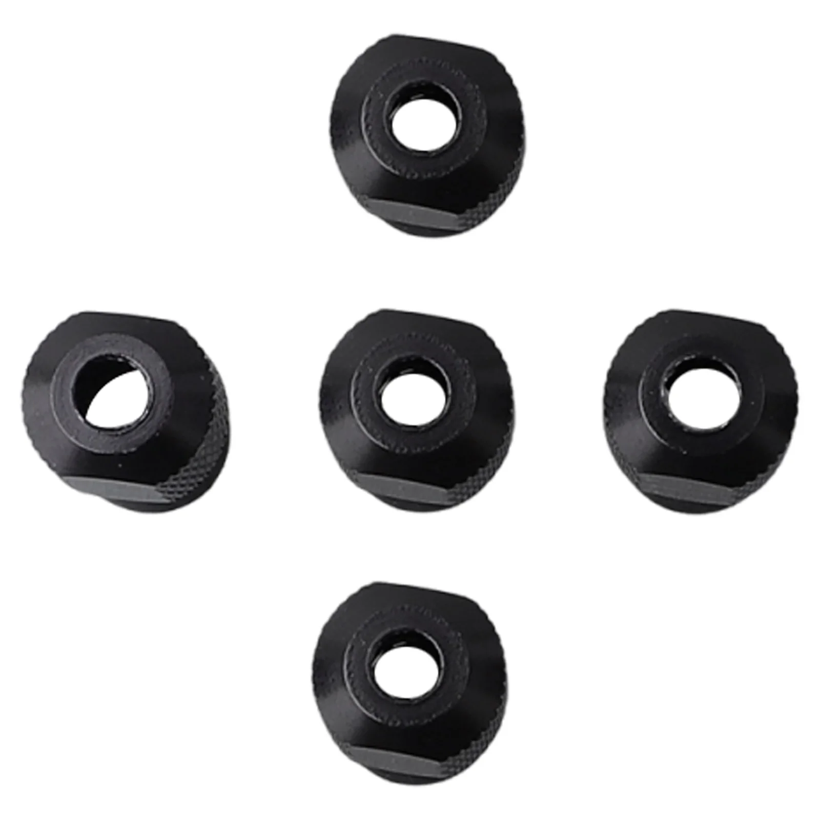 5pcs Mini Drill Chuck Nut Zinc Alloy M8X0 75mm Threaded Replacement for Rotary Tools Suitable for Electric Grinders