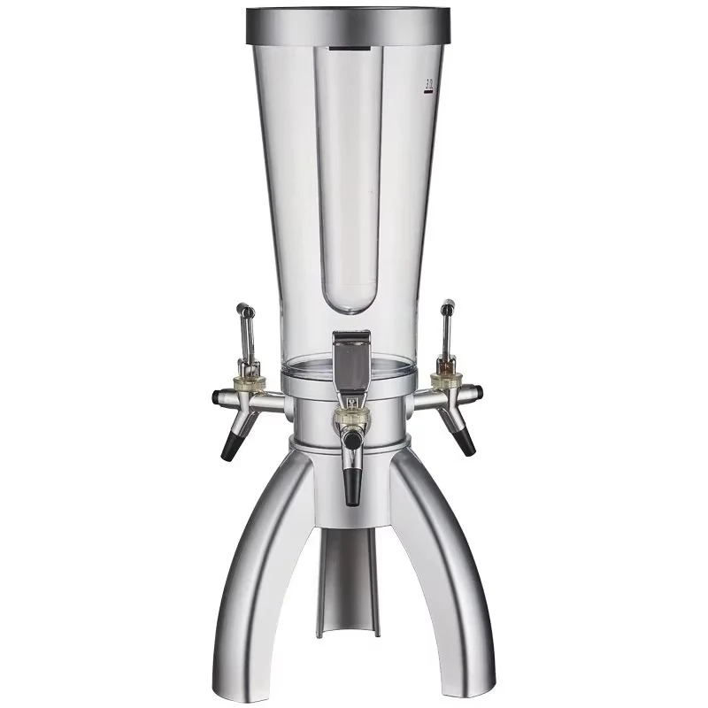

Three-headed wine cannon beer dispenser environmentally friendly plastic rod faucet modern simplicity