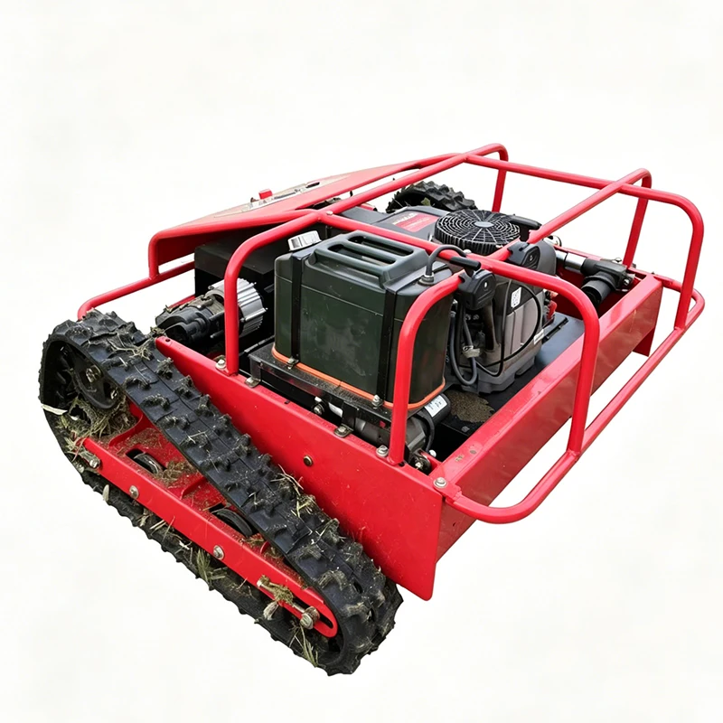 UR1080 Industrial Heavy   Self Propelled 4-Stroke Remote Control Lawn Mower 1000m Remote Distance for Farm Landscape