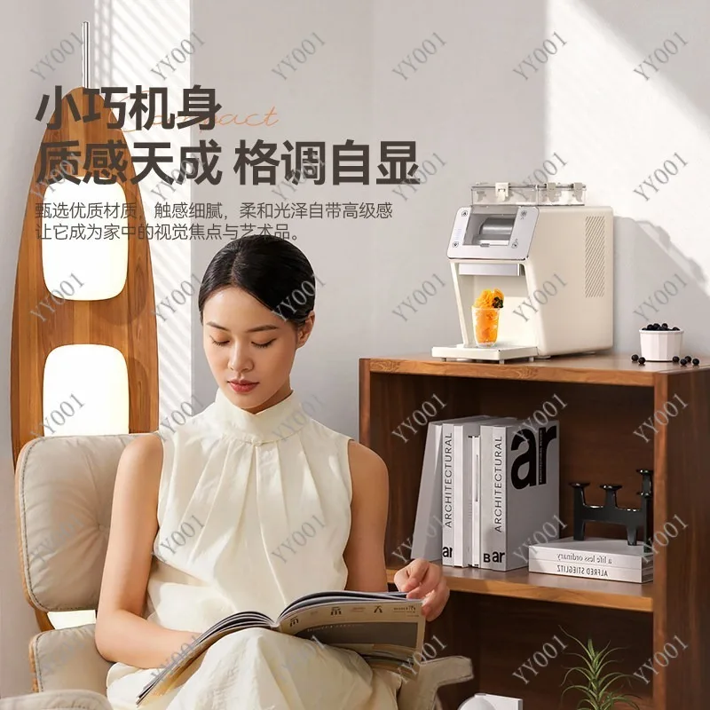 Commercial 30KG/h Snow Ice Machine Automatic Fast Making Household Shaved Ice Maker