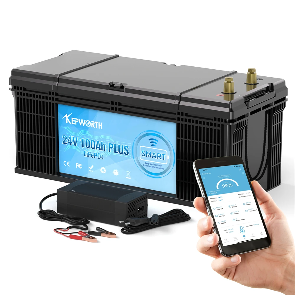 Nieuwe 12V 24V 36V 48V 100AH 135AH 120AH 200AH Lithium-ijzerfosfaat Bluetooth Batterij meer 6000 Cycli Voor RV Kampeerders Golfkar