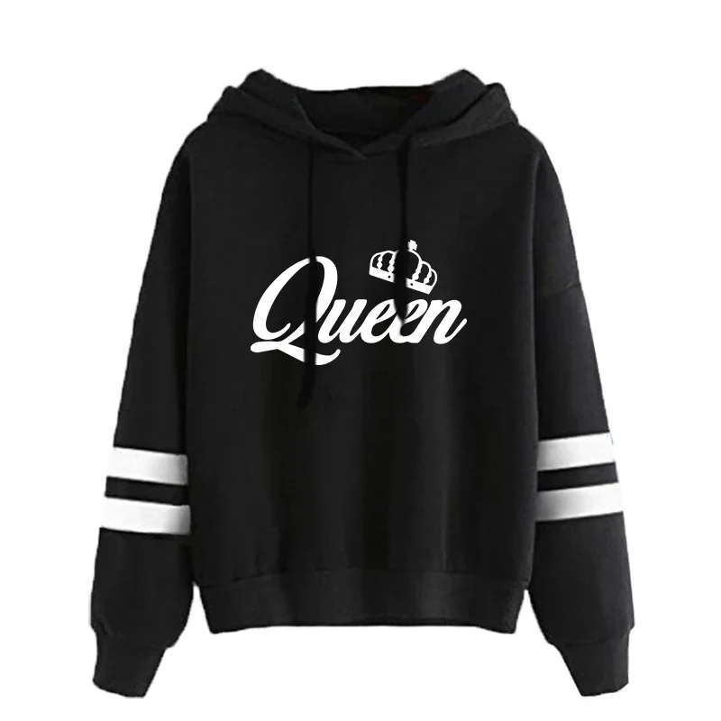 Pullovers Hoodies Hot Sale Autumn Winter Versatile Stripe Women Sweatshirts Style Fashion Casual Sports Daily Simplicity Quality