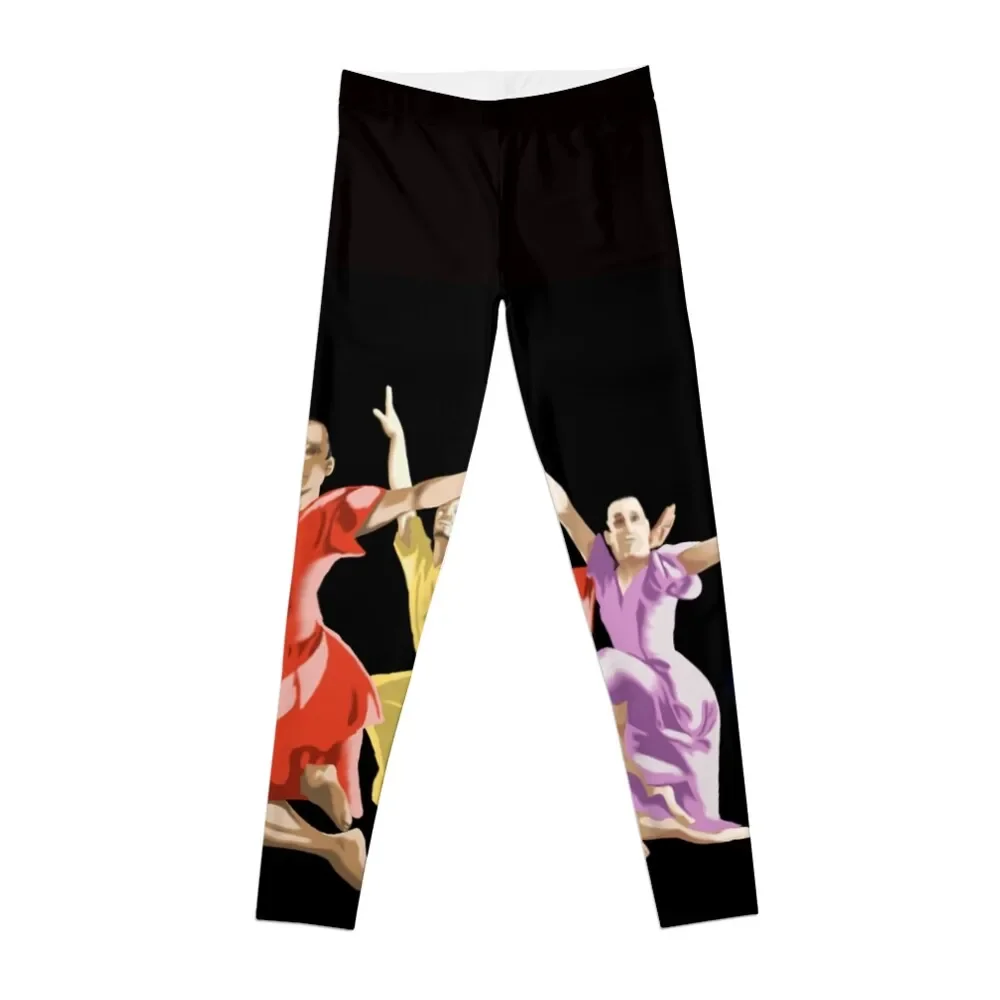 

Black Jazz 101 Leggings Tight fitting woman active wear Womens Leggings