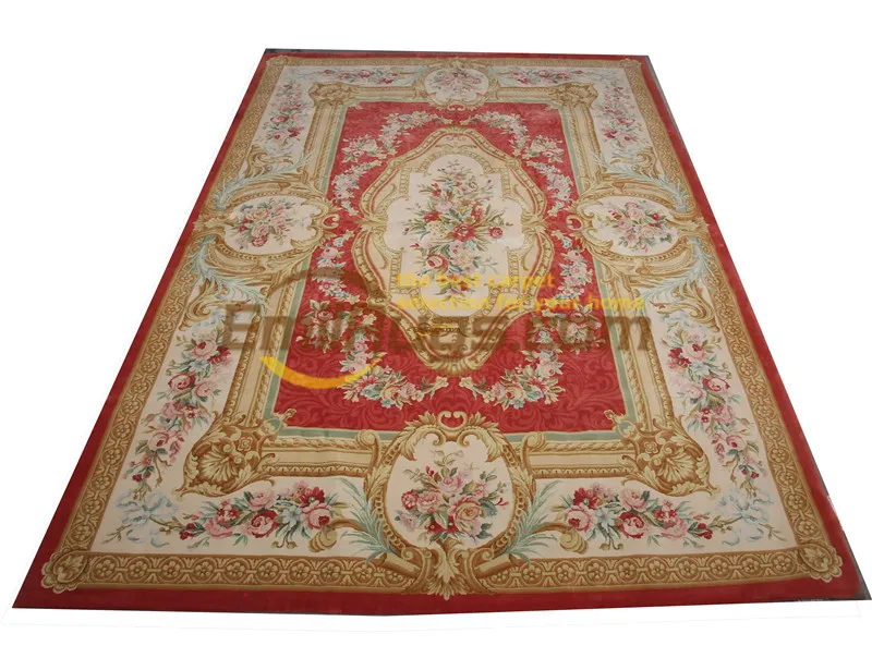 Top Fashion Tapete Details About 12' X 15' Hand-knotted Thick Plush Savonnerie Rug Carpet Made To Order  MS59gc162savyg8