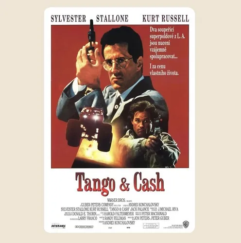 Tango & Cash Movie Metal Poster - Collectable Tin Sign -