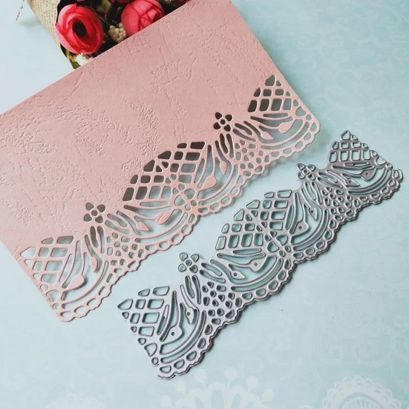 Lace Metal Stencil Cutting Dies DIY Frame Album Paper Card Scrapbooking School Supplies Office Craft Embossing for Painting