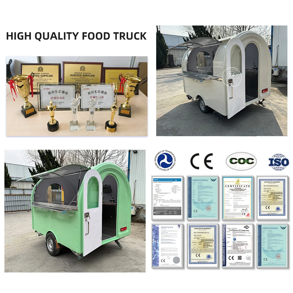 Custom Mobile Vintage Food Truck Trailer Van Candy CE DOT Beer Bar Cafe Mobile Food Truck for Sale in Dubai