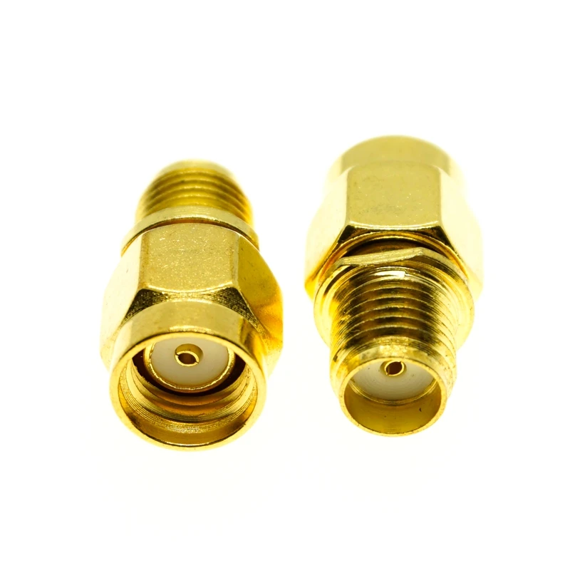 1Pcs SMA Connector To SMA Connector Male Female RP SMA Connector To SMA Connector Male RPSMA Connector RF Adapter