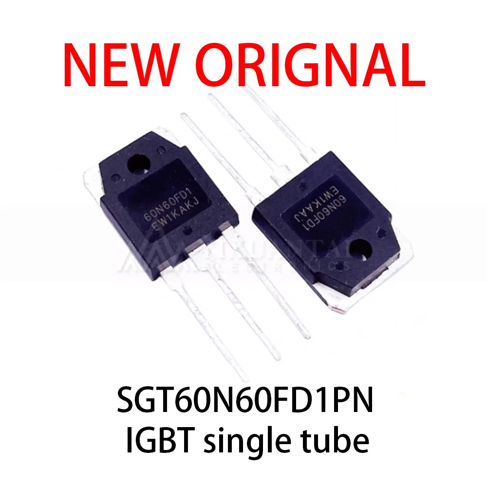 (10Pcs-50Pcs/Lot) 100% New Original SGT60N60FD1PN 60N60FD1 TO-3P 60N60 IGBT Transistors 60A 600V In StockNew