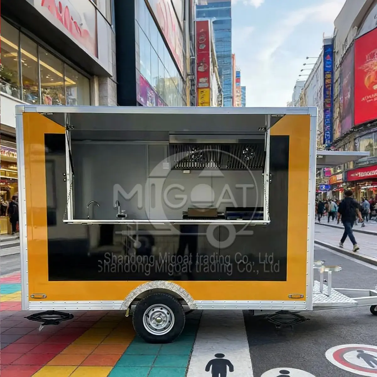 

Customizable Multifunctional Mobile Food Trailer for Night Market Street Vending Snack & Drink Business