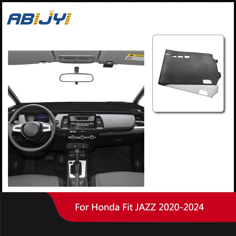 

1Pcs Car Dash Mat Dashboard Cover Dashmat For Honda Fit Jazz GR GS 2020 2021 2022 2023 2024 Auto Products Accessories