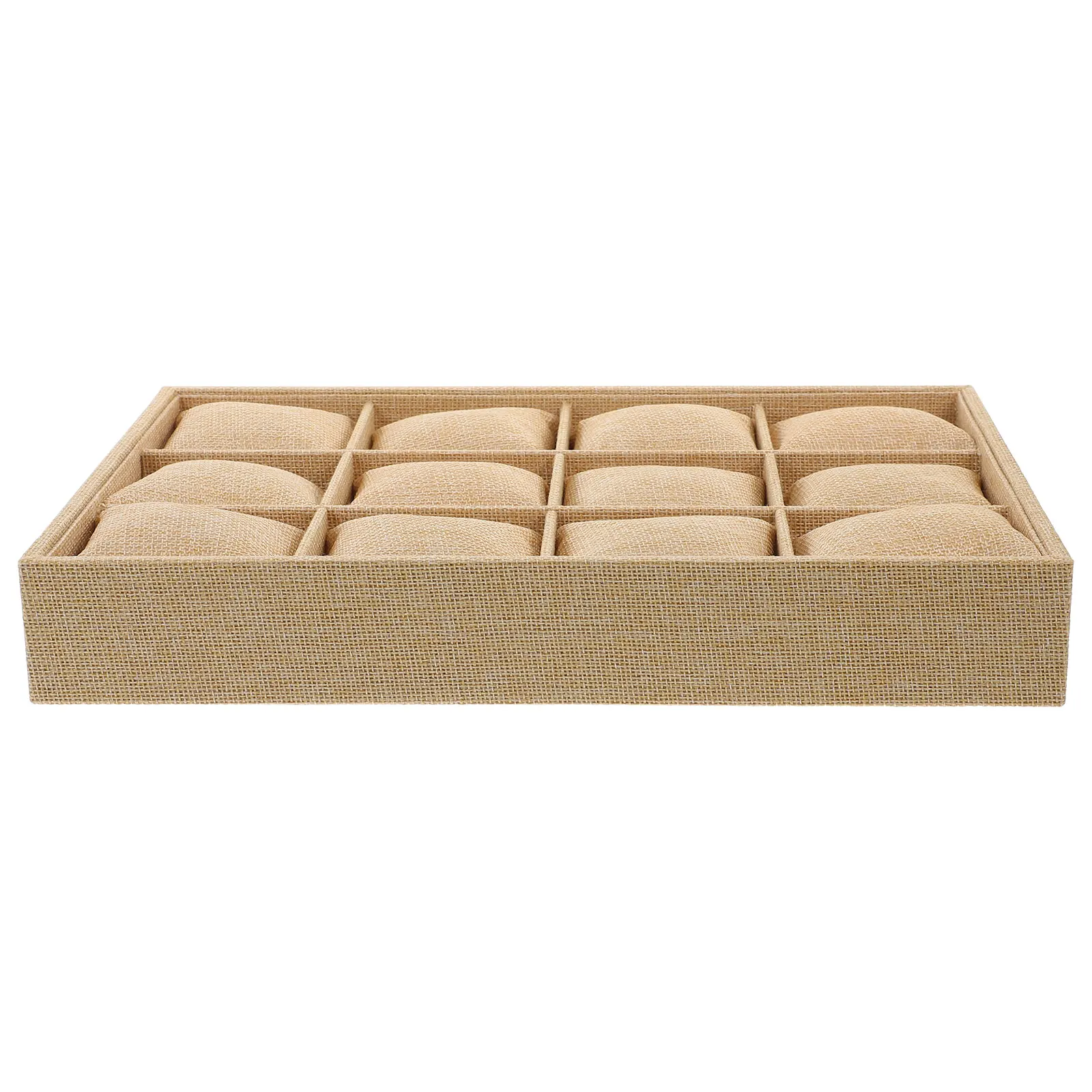 

Bracelet Tray Watch Display Stand Small Pillow Organizer Rack Counter Imitation Linen