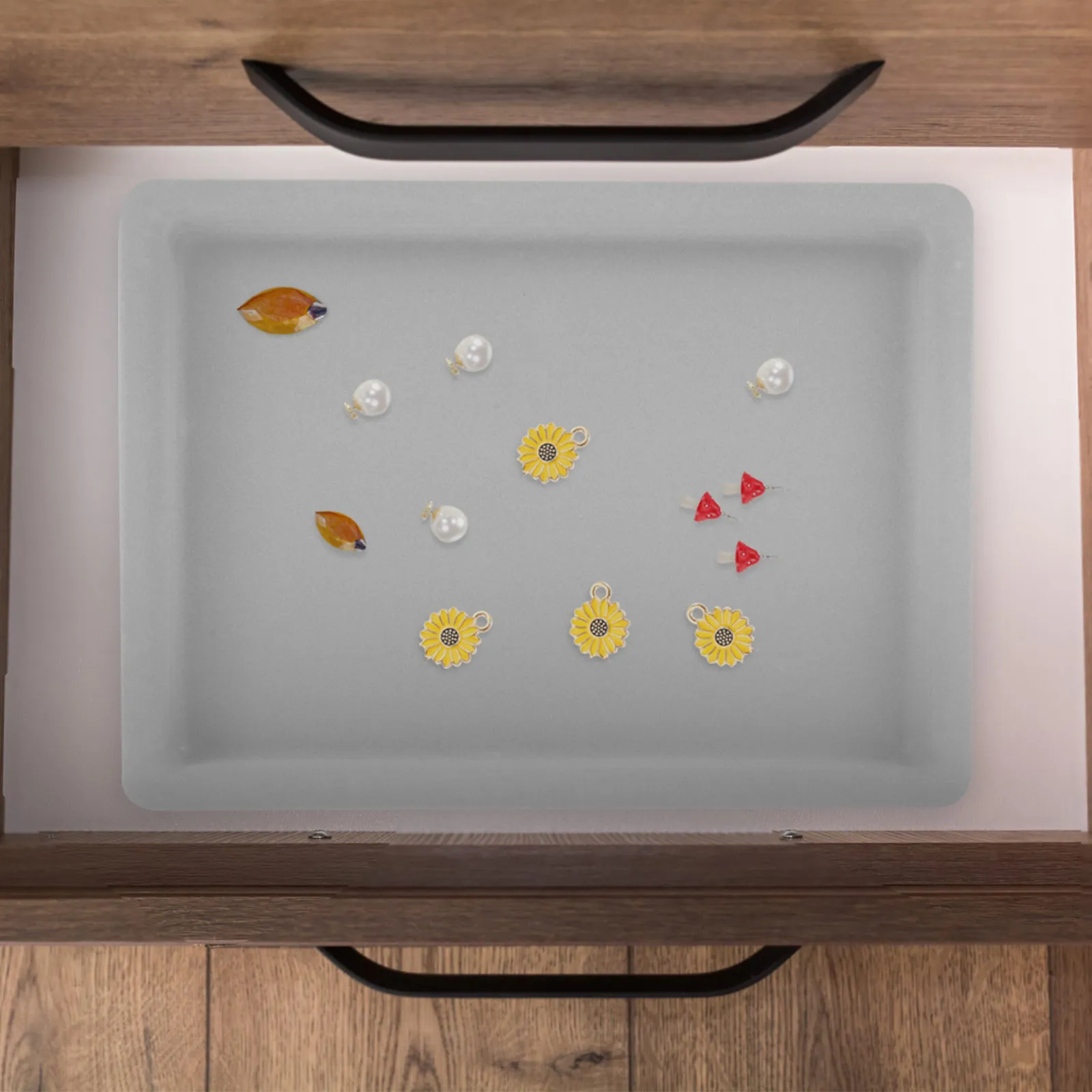 

Органайзер-поднос для ювелирных изделий: подставка-витрина для колец и аксессуаров, лоток для хранения украшений