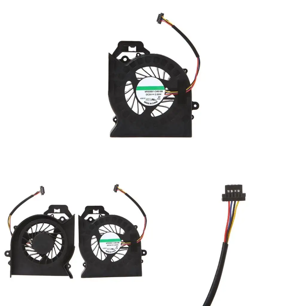 Replacement Laptop Cooling Fan 5V 0.4A 4 pin 4-wire Radiator for HP Pavilion DV5