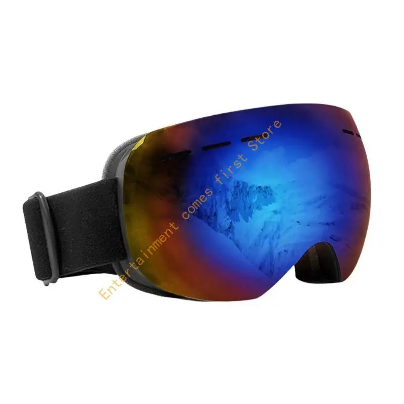 

55KD Double Layer Ski Goggles for Women Men Wide View Fog Resistant Outdoor Cycling