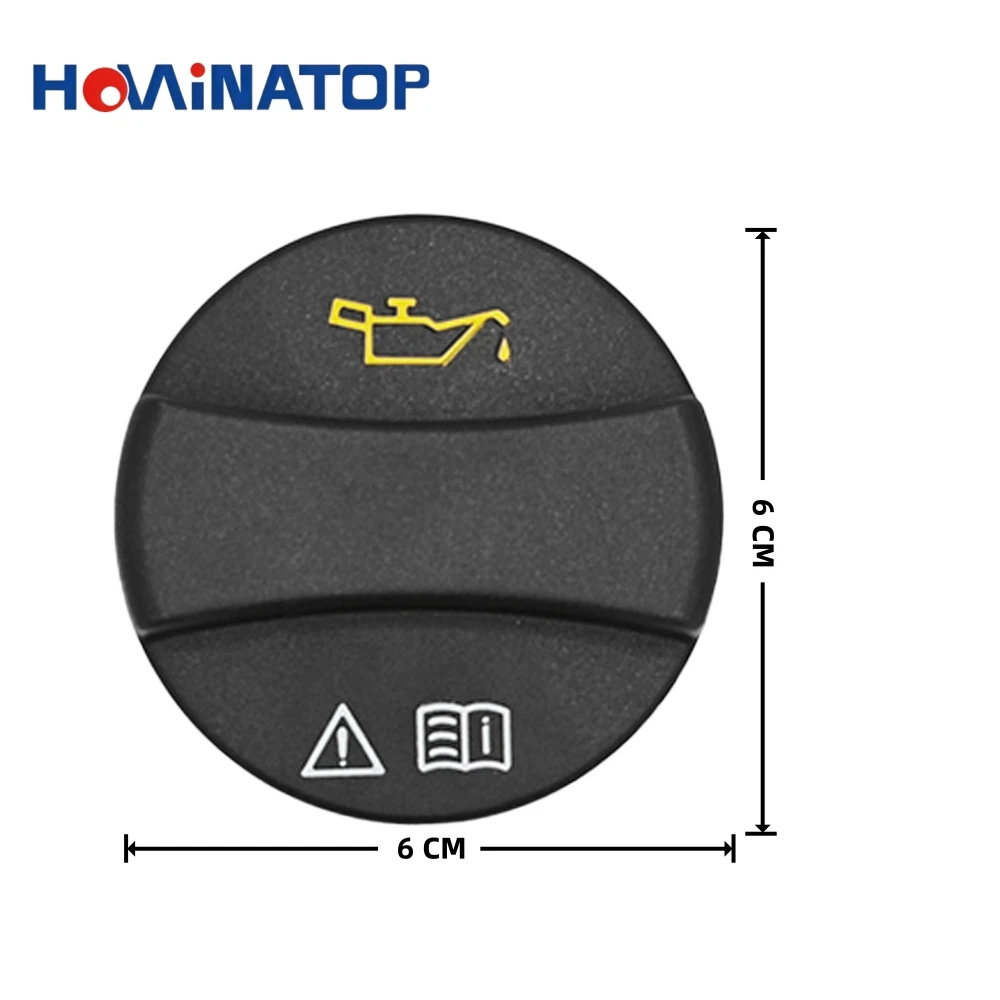 HOWINATOP A0000100301 Low Profile Engine Oil Filler Cap For Mercedes-Benz W124 W203 W211 W163 SMART 1985-2012 OEM Replacement