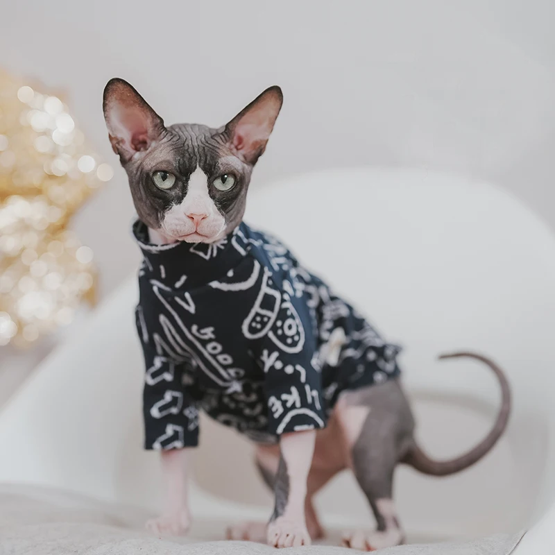 Devon Rex Cat Skirt Pet Supplies Sphynx Cat Sleeveless Cotton Skirt for Sphinx Conis Dress Devon Rex Cats Sphynx Costume Devon