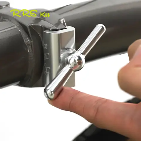 Brompton 마그네틱 버튼 C 양극 처리 된 자전거 액세서리 용 자석 C 버클이있는 Litepro 힌지 클램프 플레이트