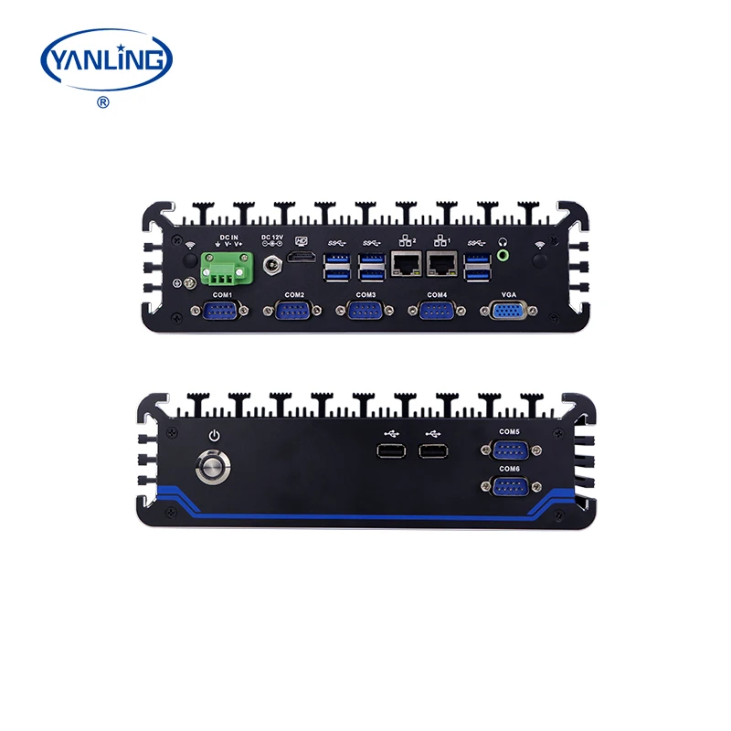 IBOX-3026 Core I7-1179G7 Quad Core 2.8GHz Nano PC 2 LAN Port Mini PC Embedded Computer Support Linux OS