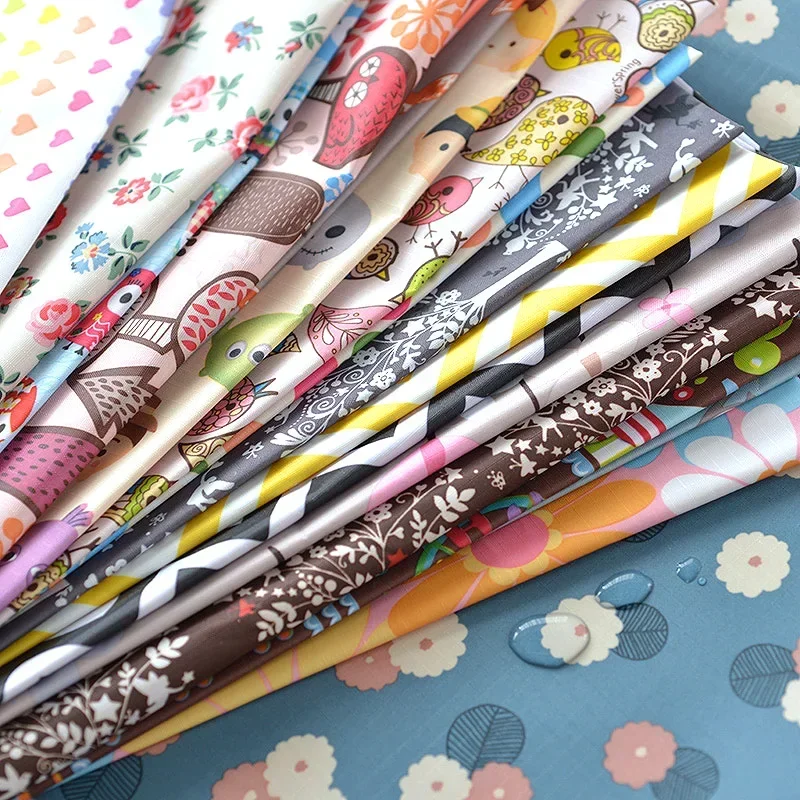 145x50cm Waterproof, Rainproof, Oil Proof Oxford Cloth Plastic Dining Table Fabric Raincoat Outdoor Bag DIY Cartoon Sewing Cloth