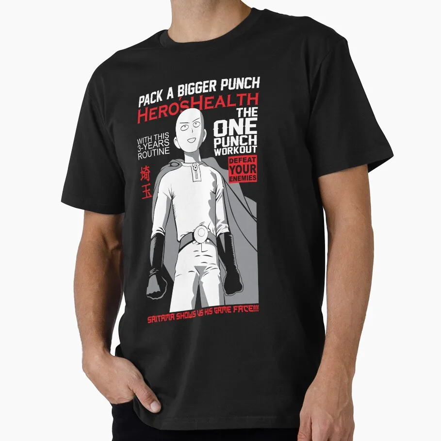 The strongest hero ever Gift T-shirt for Anime lover 1205 One Punch Man Manga Print Graphic Clothes All Size Tops S-6XL
