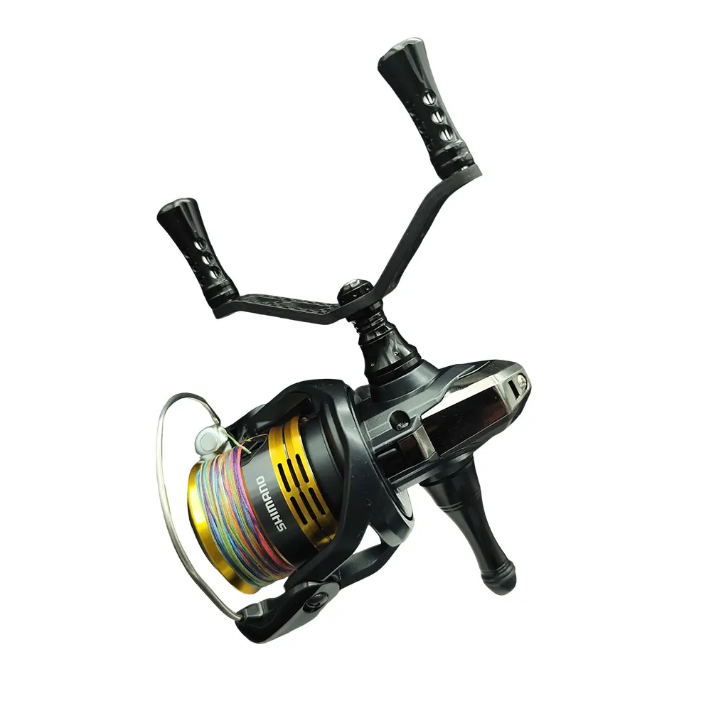 Light Weight Carbon Fiber Spinning Reel Double Handle Metal Knob