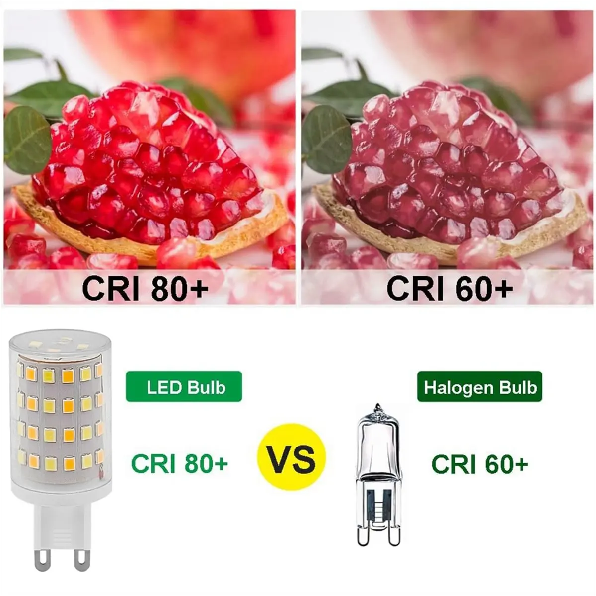 G9 LED Bulb Tuya WiFi Dimmable Smart Light 6W Halogen Light Voice Control Smart LED Bulbs 2700-6500K EU Plug-A49I