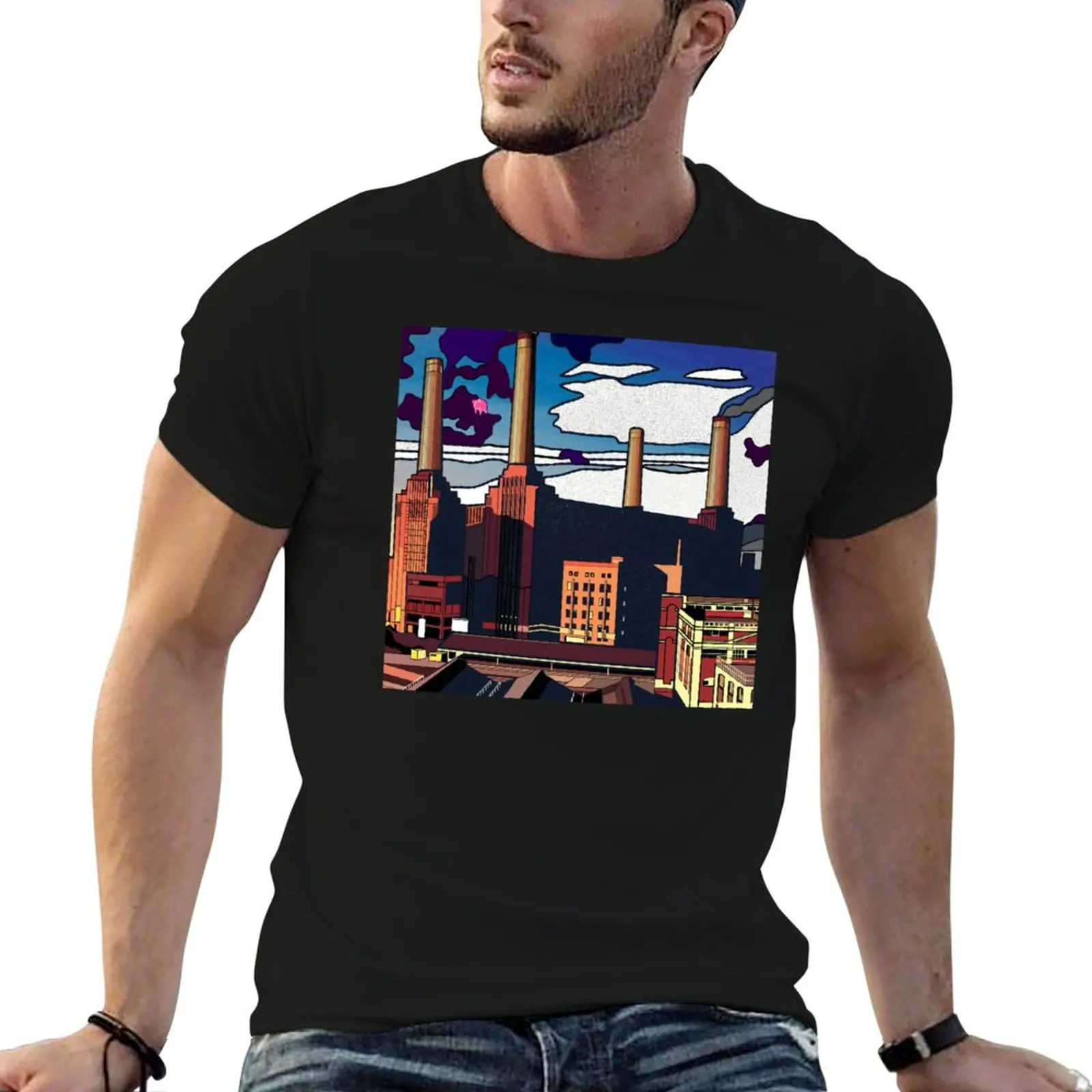 THE FACTORY T-Shirt Basic Casual Short Sleeve Cotton Shirt