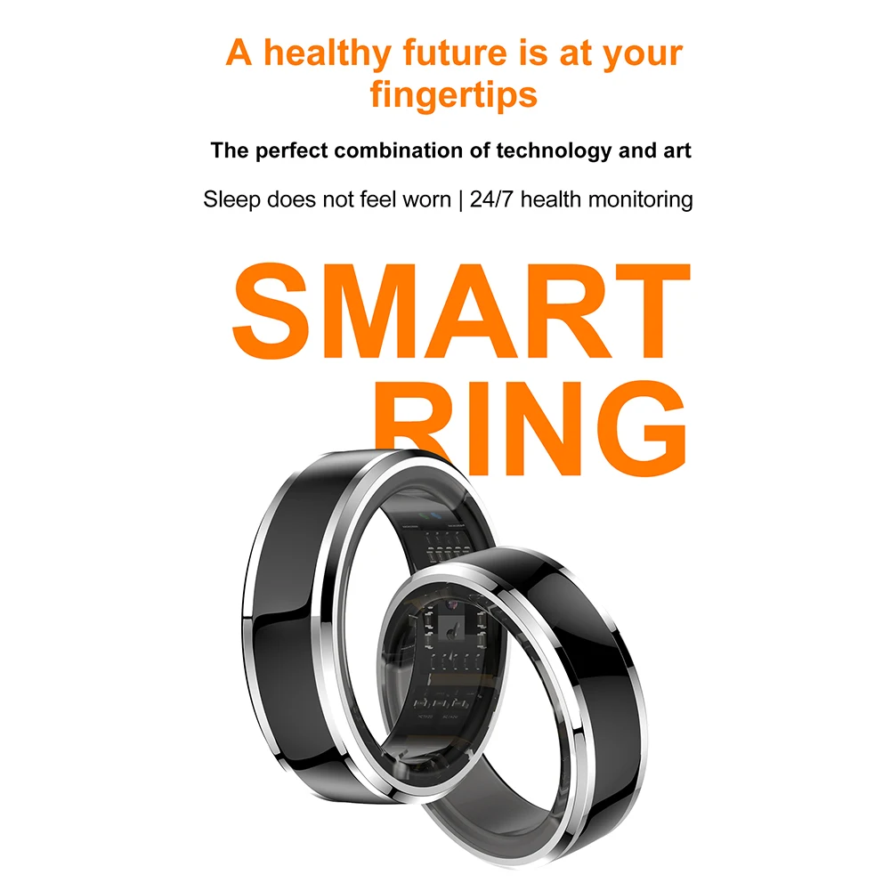 Smart Ring Fitness Herzfrequenz-Tracker Bluts auer stoff monitor wasserdichte multifunktion ale Modi Schlaf überwachung Ring Sport Recorder