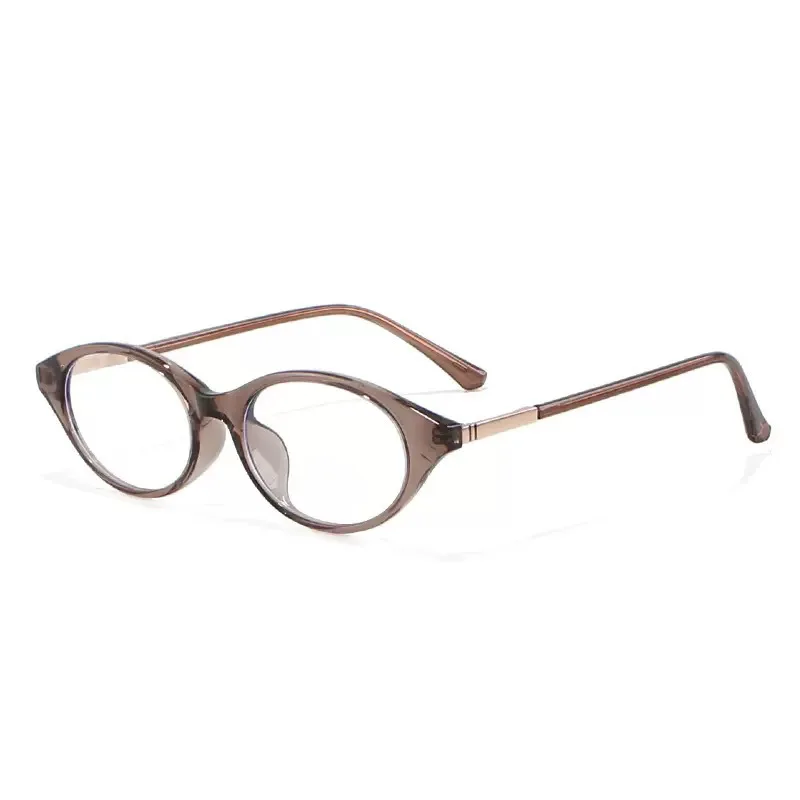 Simple Korean version oval blue - proof glasses women's young decorative glasses