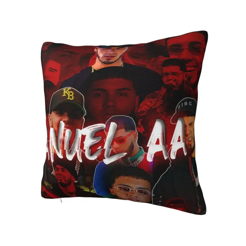 Custom A-Anuels Rapper AA Square Pillow Cover Home Decor 3D Double-sided Printed Cushion Cover for Car