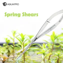 Aquarium Curved Straight Spring Scissors Shears Aquascaping Aquatic Plant Cleaning Tools For Fish Tank Landscaping Accessories