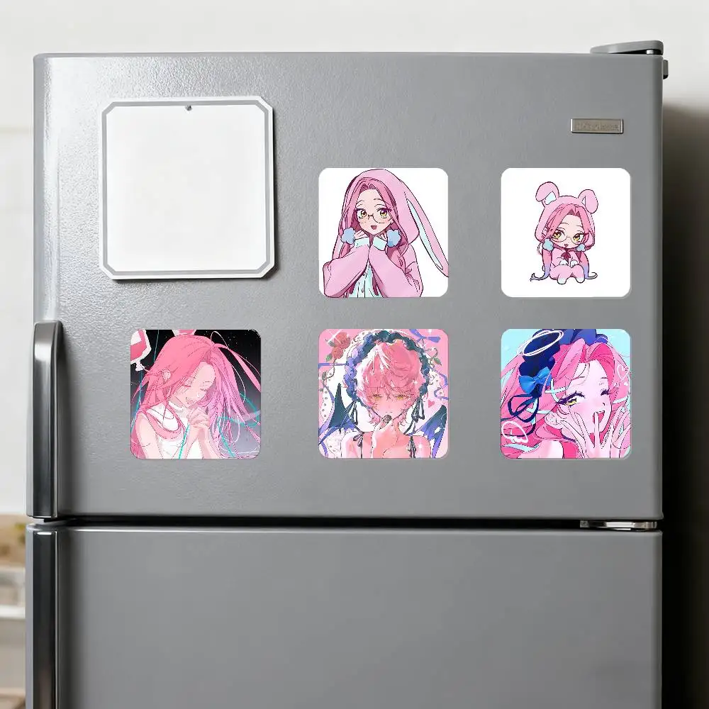 Mizi Alien Stage Refrigerator Magnet Square Stickers - Can Be Used To Personalize Home Decoration And Ideal Keepsakes Or Gifts