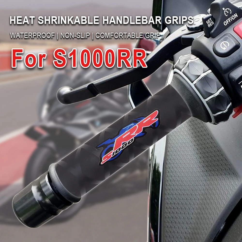 For BMW S1000RR S 1000 RR S1000 1000RR 2009-2025 2026 Heat Shrinkable Handlebar Grips Glove Motorcycle Grip Cover Accessories