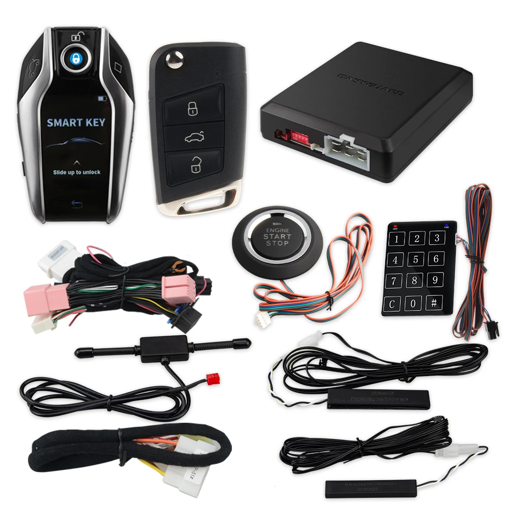 LCD 2 way remote start plug and play kit fit for VW JETTA/GOFT /POLO