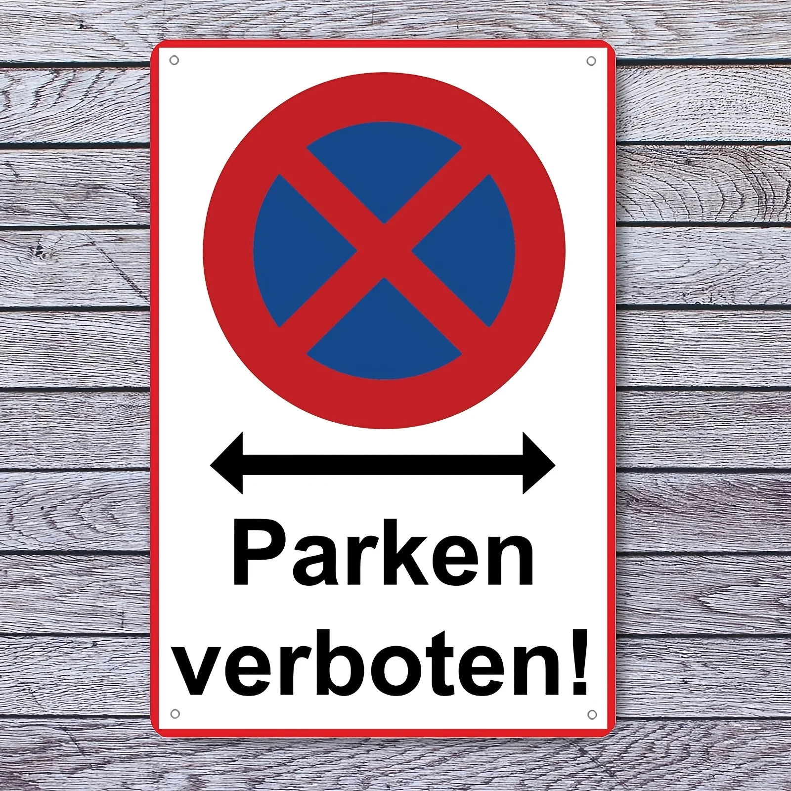 2D Flat, 1pc Metal Sign, Metal Parking Sign - 
