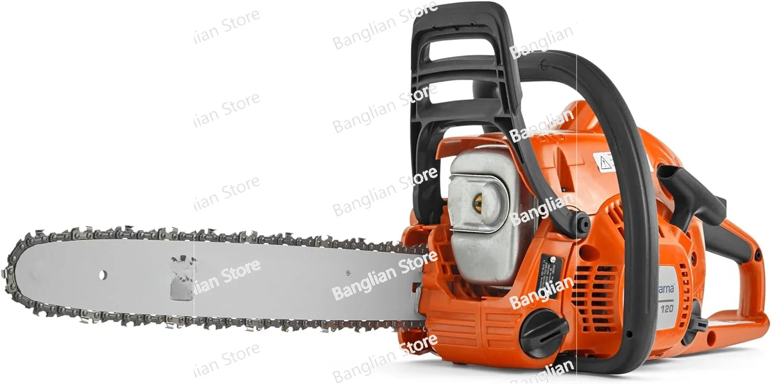 120 Gas Powered Chainsaw, 38-cc 1.8-HP, 2-Cycle X-Torq Engine, 16 Inch Chainsaw with Automatic Oiler, For Wood Cutting, Li