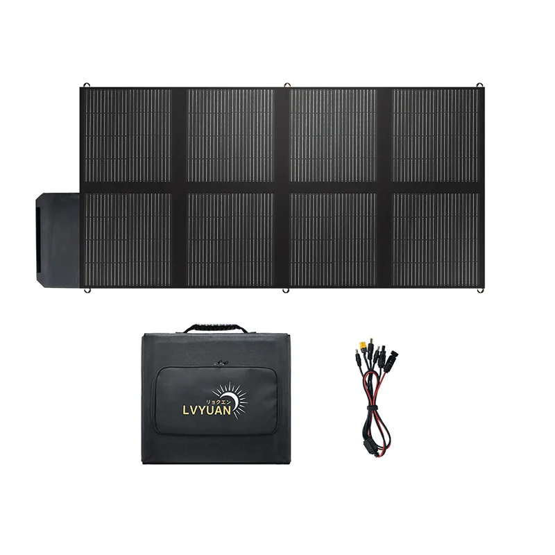 

Portable 300W Monocrystalline Solar Generator Kit Waterproof Foldable Solar Charger For Laptops Cell Phones Tablets For Camping