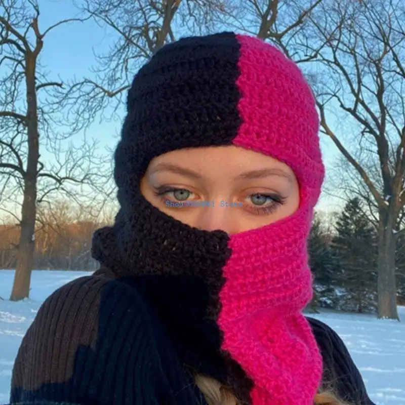 T3LC بالاكلافا قبعة Horrid الجمجمة قبعة كروشيه قبعات للنساء الرجال تأثيري صورة الدعائم شبح مخيف قبعات تأثيري حفلة الهالوين #3