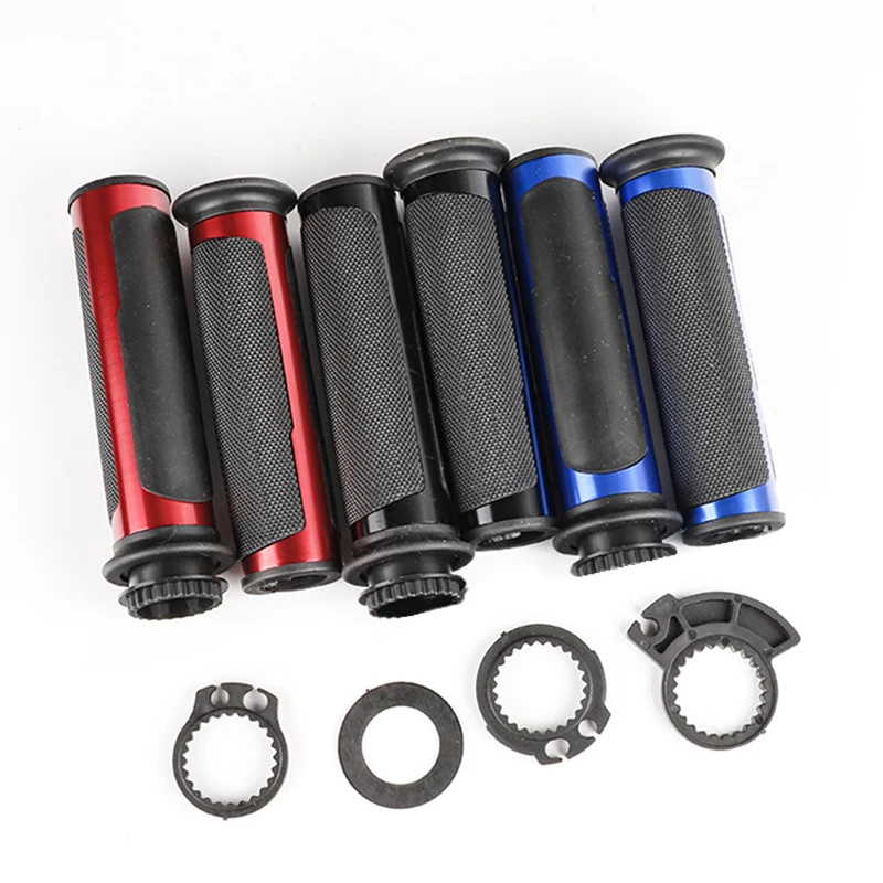 Motorcycle Handlebar Grips aluminum Rubber Moto Handle Thruster Grips For KAWASAKI Z Z900 Z800 Z750 Z650 Z300 Z1000 Z400 Z1000SX